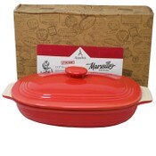 Wholesale - 13.5" OBLONG CASSEROLE W/LID C/P 6, UPC: 041979204396